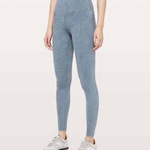 Lululemon Athletica Blue and White Leggings for Athletic Wear